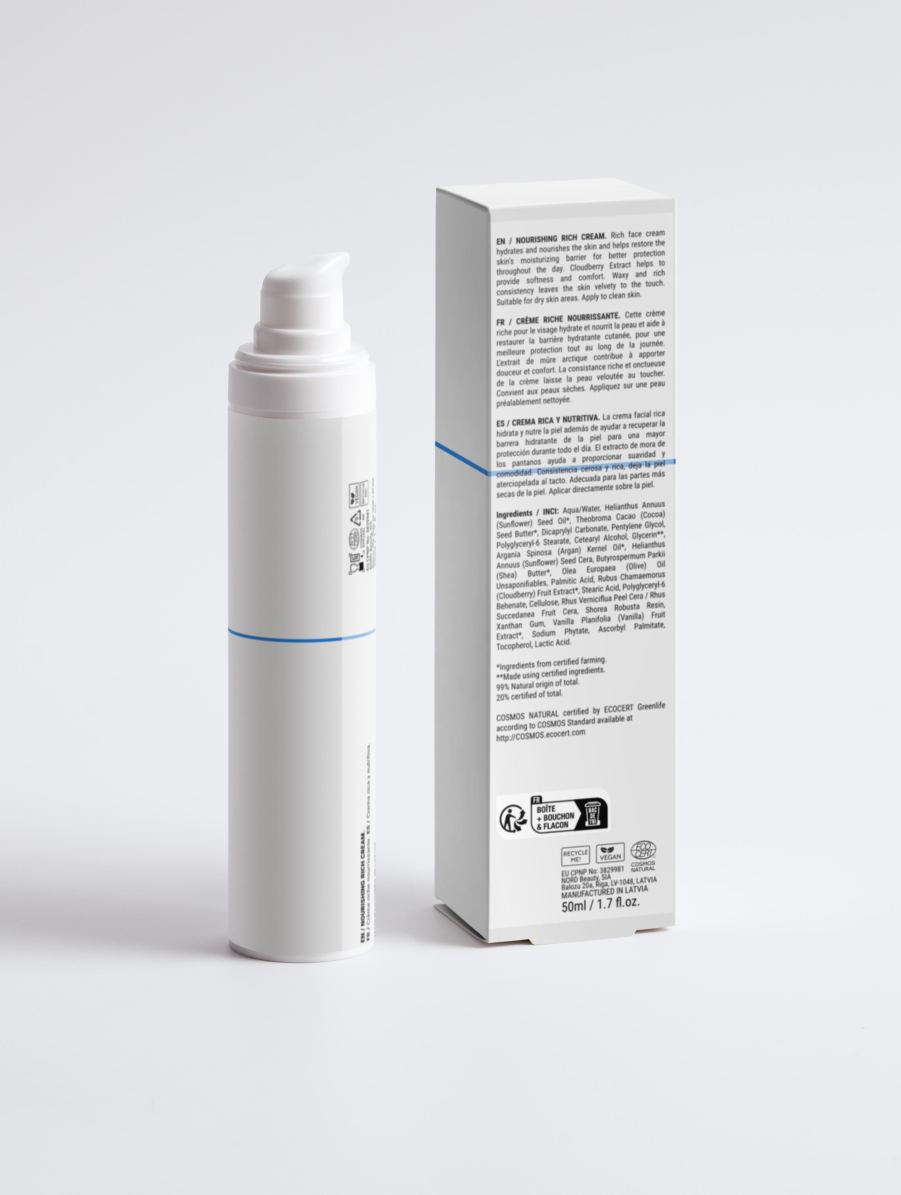 Nourishing Rich Cream for Dry & Sensitive Skin | Ziloya